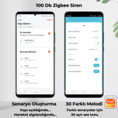 Novato WiFi 100 dB Akıllı Siren Alarm