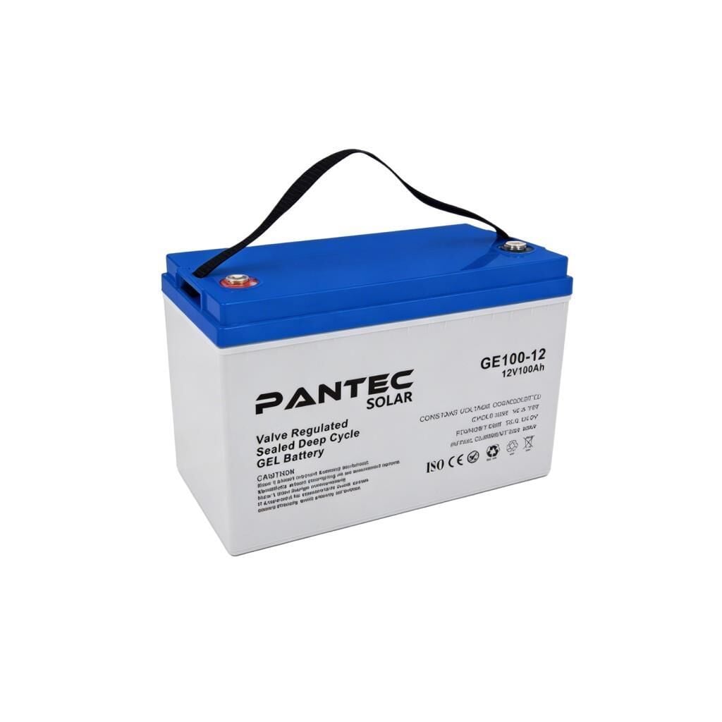 PANTEC 100 AMPER SOLAR GEL BATTERY DEEP CYCLE Gel بطارية