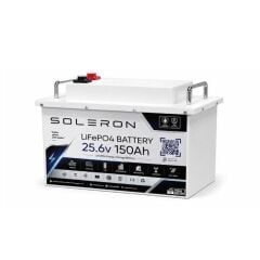 Soleron 25.6V 150Ah 5.12kWh LiFePO4 Lityum Akü
