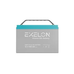Exelon 12 Volt 100 Amper Jel Akü Derin Döngü Deep Cycle