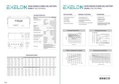 Exelon 12 Volt 150 Amper Jel Akü Derin Döngü Deep Cycle