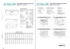 Exelon 12 Volt 200 Amper Jel Akü Derin Döngü Deep Cycle