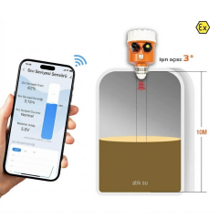 Novato WiFi 80GHz Radar Teknolojili Kablosuz Sıvı Seviye Sensörü