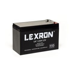 7 AMPER 12V VOLT LEXRON KURU TİP AKÜ