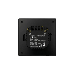 Novato Zigbee Tekli Mekanik Tuşlu Akıllı Duvar Anahtarı (Beyaz)