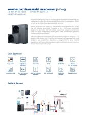 TommaTech 20kW Titan Serisi Isı Pompası (TriFaze)