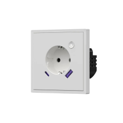 Novato Zigbee Sıva Altı Güç Ölçerli Anahtar Priz (Beyaz)
