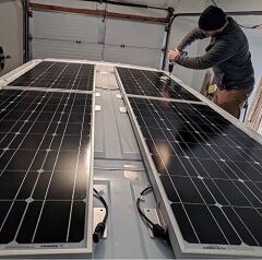 Güneş Paneli Karavan Montaj Seti Metal Ayak Panel Tutucu