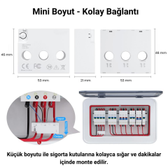 Novato Zigbee 3 Faz Akıllı Enerji Ölçer