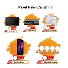 Güneş Enerjisi Bağ Evi Solar Paketi 1KVA İnverter 210W Güneş Paneli 150AH Jel Akü