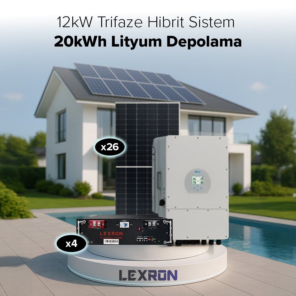 12KW TRİFAZE HİBRİT SİSTEM 4