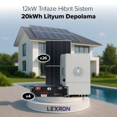 12KW TRİFAZE HİBRİT SİSTEM 4