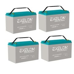 Güneş Enerjisi Bağ Evi Solar Paketi 5KVA İnverter 350W Güneş Paneli 100Ah Jel Akü