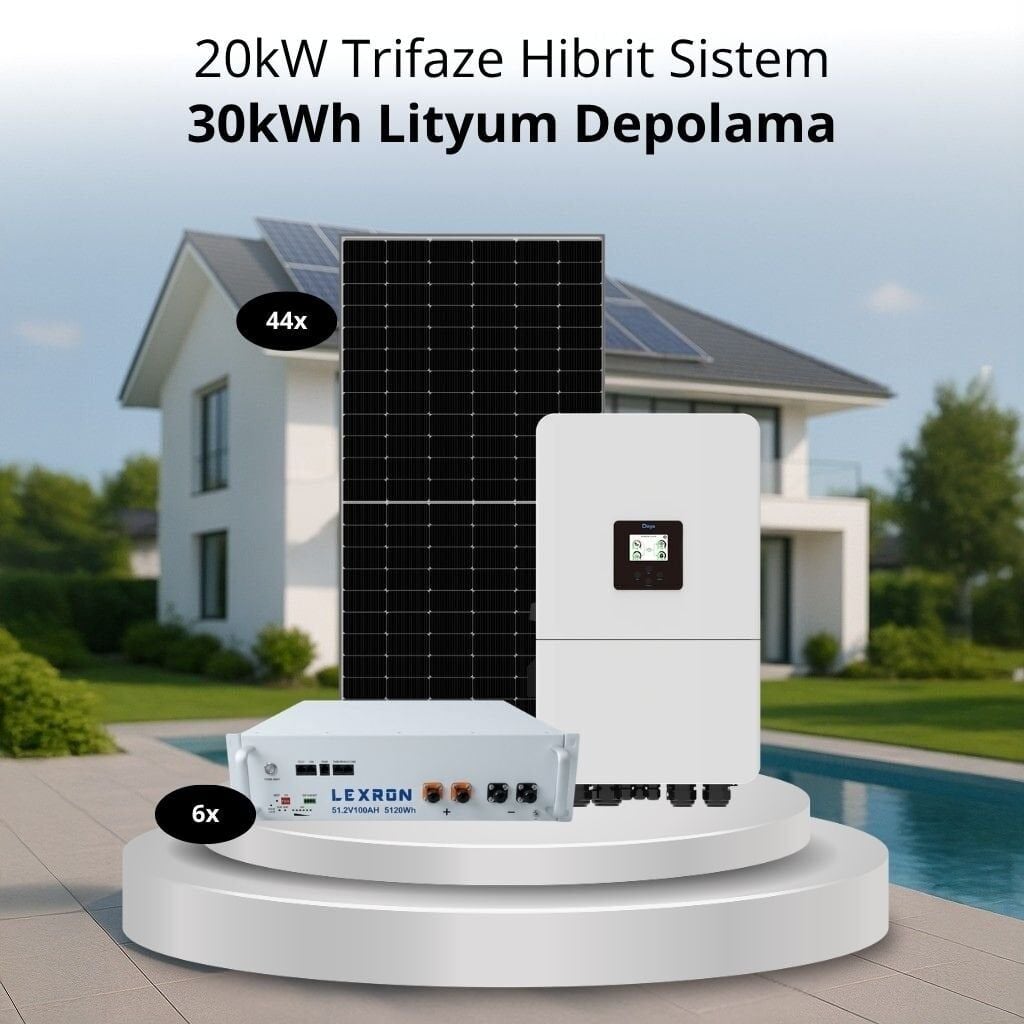 20KW TRİFAZE HİBRİT SİSTEM 2