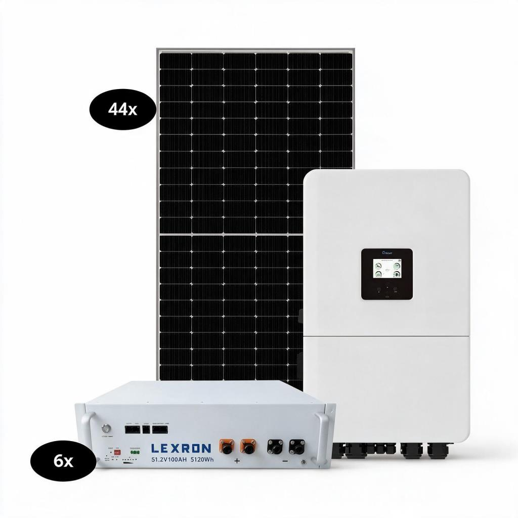 20kW Trifaze Enerji Depolamalı Hibrit Sistem 2