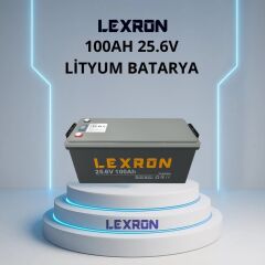 Lexron 100ah 25.6v Lityum Akü LXR24100L