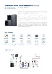 TommaTech 16kW Titan Serisi Isı Pompası (TriFaze)