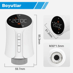 Novato Zigbee Akıllı Termostatik Radyatör Vanası