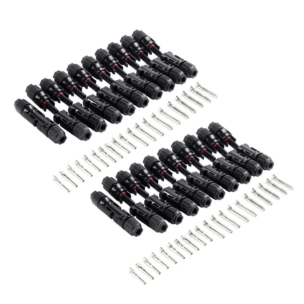 MC4 Güneş Paneli Solar Dişi-Erkek Bağlantı Konnektörü 20'li Set