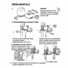 Novato WiFi Akıllı Su/Gaz Kollu Vana Kontrolcüsü