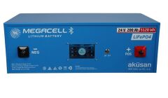 Megacell LiFePO4 25.6V 200Ah Lityum Demir Fosfat Akü