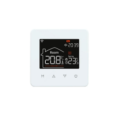 Novato Kablolu LCD Ekranlı WiFi Oda Termostatı (Beyaz)