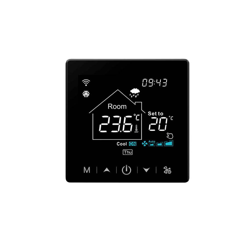 Novato WiFi LCD Ekranlı Fan Coil Termostatı