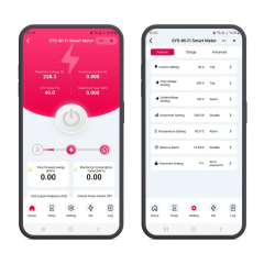 Novato WiFi 50 Amper Ekranlı Enerji Ölçer Akıllı Sigorta