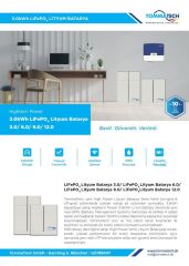 TommaTech Hightech Power 3kWh Lityum Batarya BTRY-TT-01-HP-3.0