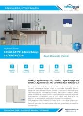 TommaTech Hightech Power 3kWh Lityum Batarya BTRY-TT-01-HP-3.0