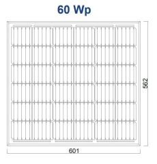 Suneng 60 w Watt 36PM Half Cut Multibusbar Güneş Paneli Solar Panel Mono SE060-36MB6