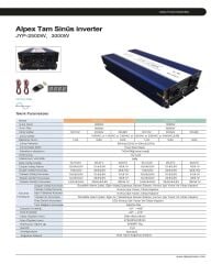 Alpex 3000 Watt 24 Volt Tam Sinüs İnverter
