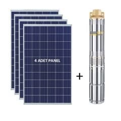 275 WATT 4 PCS SOLAR PANEL AND DC SOLAR PUMP PLUG & PLAY READY Solar Dc Pump and Driver