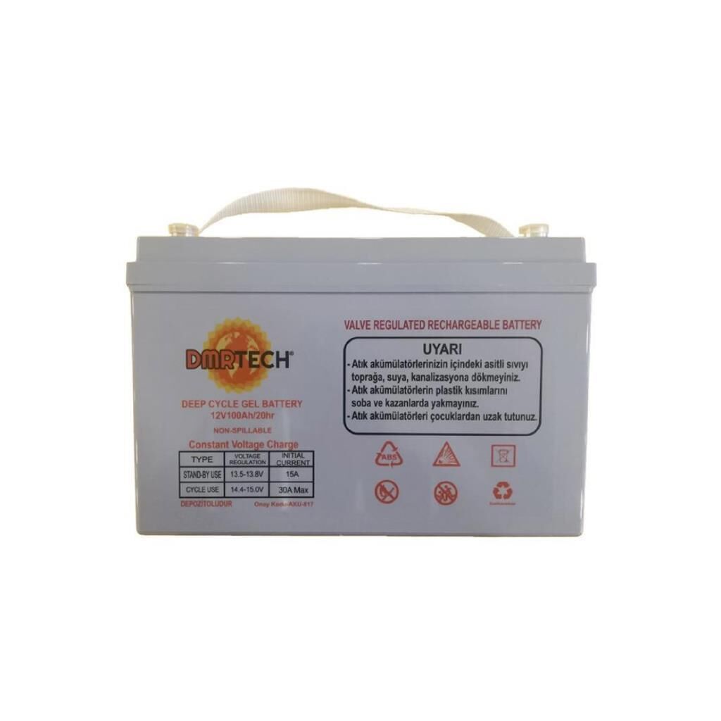 DMRTECH 12 Volt 100 Amper Jel Akü Derin Döngü 2021 Tarihli