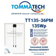 Tommatech 135 Watt Monokristal Solar Güneş Paneli