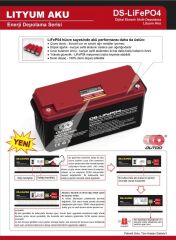 OUTDO 12.8V 300Ah/10 HR Lithium Akü
