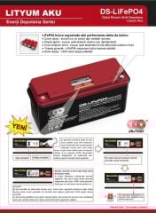 OUTDO 12.8V 300Ah/10 HR Lithium Akü