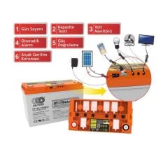 Outdo 12 Volt 120 Amper Jel Akü Derin Döngü