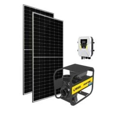 Hegel 2 adet Güneş Paneli ile Çalışan 48 Volt Salyangoz Yüzey Pompalı Tarımsal Sulama Paketi