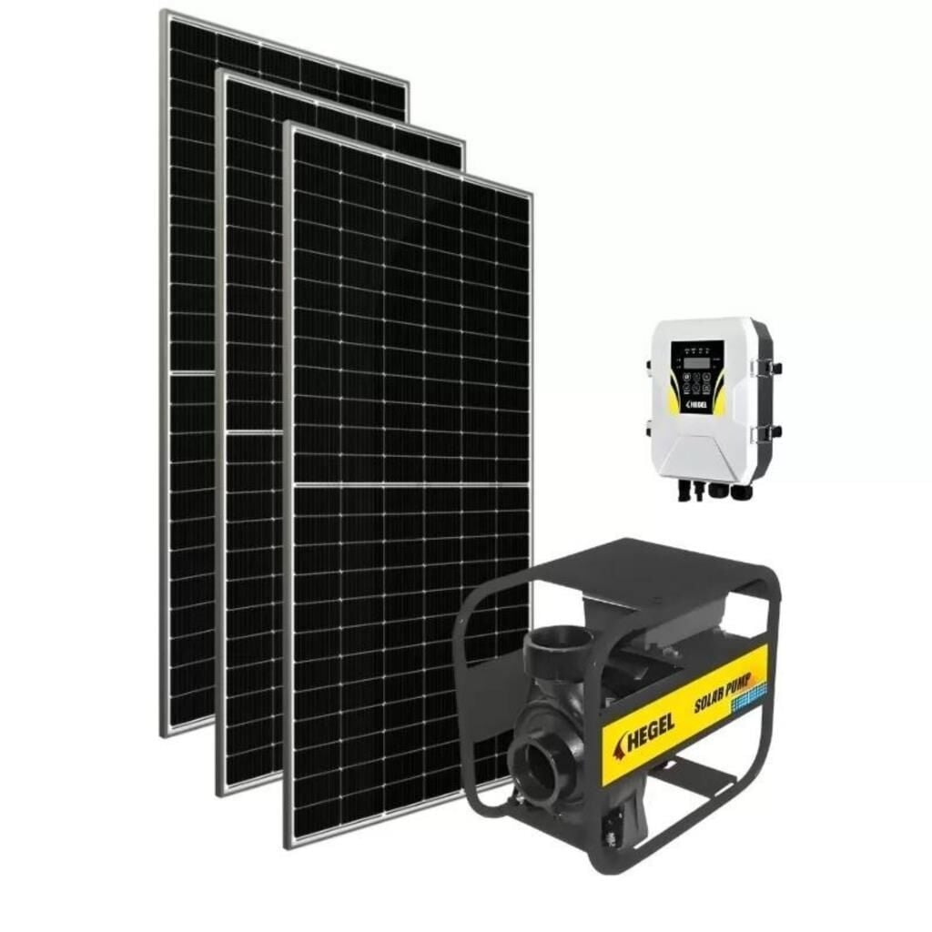 Hegel 3 adet Güneş Paneli ile Çalışan 72 Volt Salyangoz Yüzey Pompalı Tarımsal Sulama Paketi