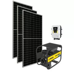 Hegel 3 adet Güneş Paneli ile Çalışan 72 Volt Salyangoz Yüzey Pompalı Tarımsal Sulama Paketi