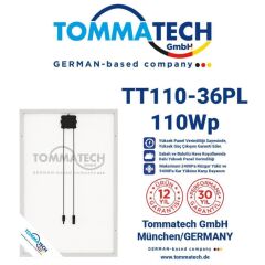 Tommatech 110 Watt Polikristal Solar Güneş Paneli
