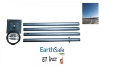İ-500 W Wind Turbine + Hybrid Charge Controller + Mast Set Wind Turbine Set