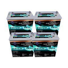 Prismacell Lifepo4 Golf Cart Battery 48 Volt 235ah Golf Arabası Lifepo4 Akü 4'lü Set