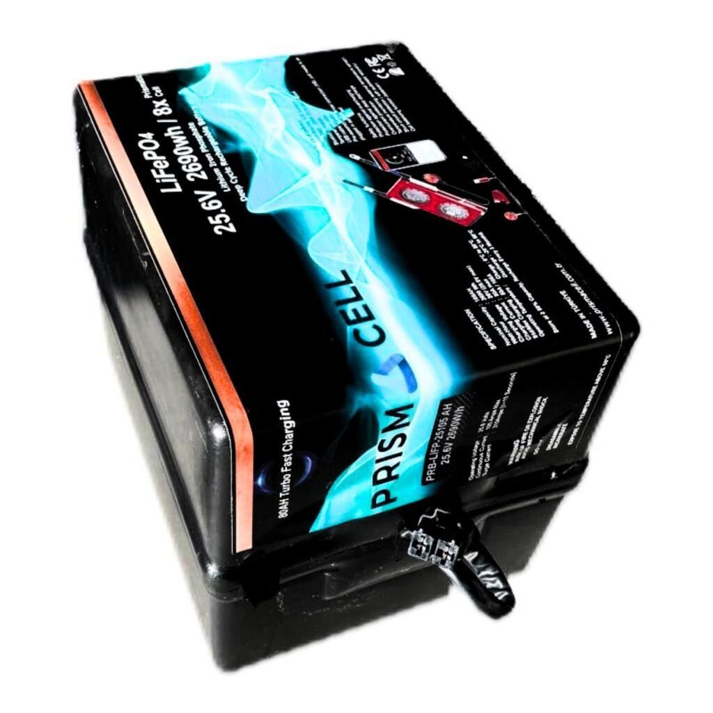 Prismacell Lifepo4 Tekerlekli Sandalye Aküsü Engelli Araba Aküsü 25.6Volt 105Ah