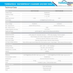 TommaTech Batarya Şarj Ünitesi Mobil 48V-100A