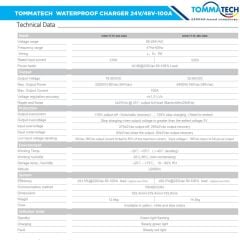 TommaTech Batarya Şarj Ünitesi Mobil 48V-100A