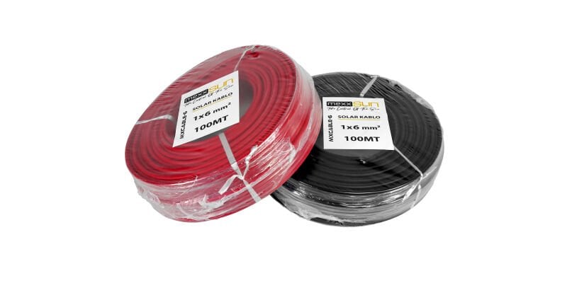 Mexxsun Solar Kablo 6mm Kırmızı (100m)