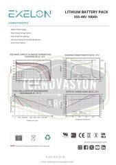 Teknovasyon Arge Exelon 48 V 100 Ah Lityum Akü Rack Tipi