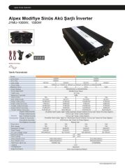 Alpex 1500 Watt 12 Volt Ups (Şebeke Şarjlı) Modifiye Sinüs İnverter